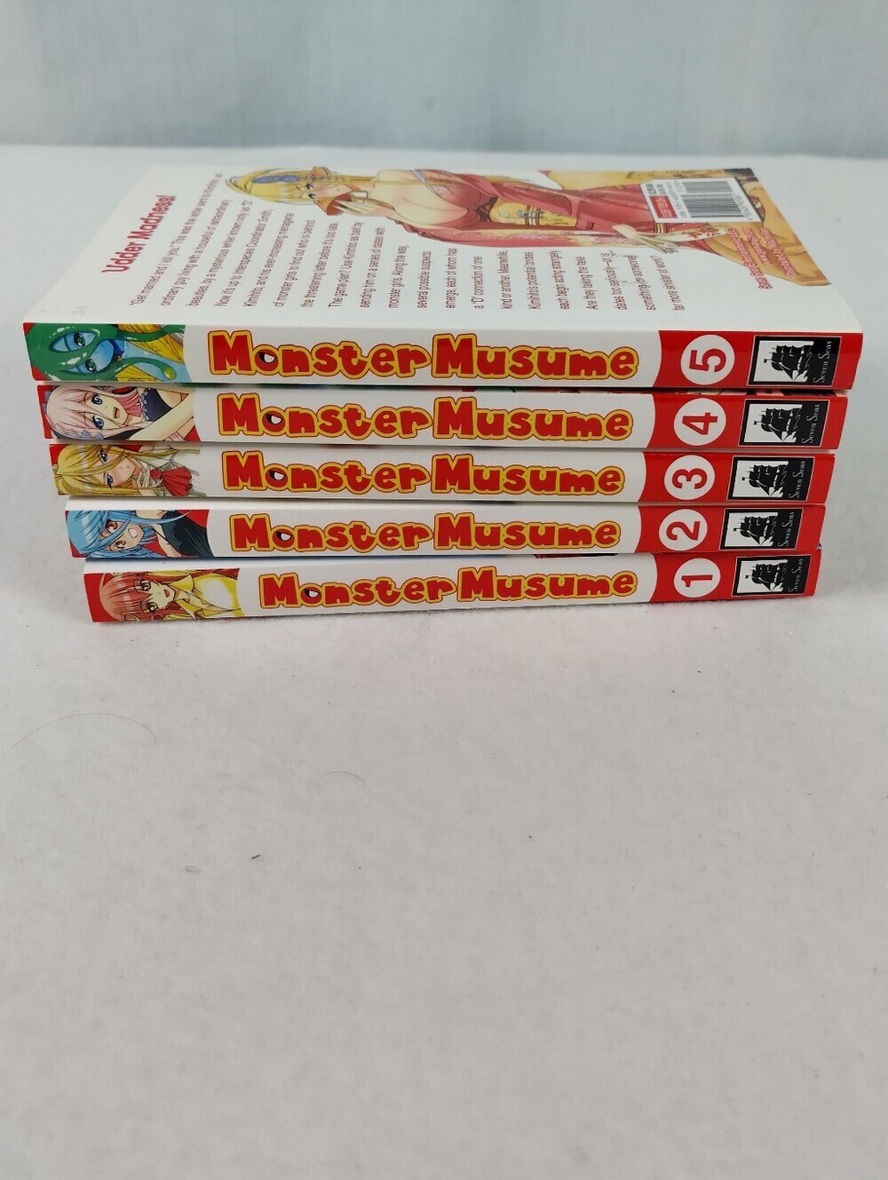 Monster Musume Volumes 1-5 Softcover Set English Fantasy Books - Picture 15 of 15